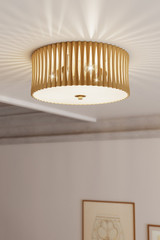 Minka-Lavery - 16023-877 - Three Light Flush Mount - Aven - Sand Coal Black