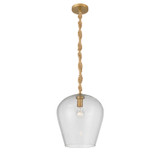 Minka-Lavery - 15585-732 - One Light Pendant - Elyric - Legacy Brass