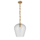 Minka-Lavery - 15585-732 - One Light Pendant - Elyric - Legacy Brass