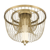 Minka-Lavery - 15255-732-L - LED Flush Mount - Jezelle - Legacy Brass