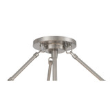 Minka-Lavery - 14086-84 - Three Light Semi-Flush Mount - Halora - Brushed Nickel