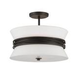 Minka-Lavery - 12417-860 - Three Light Semi-Flush Mount - Dalvor - Dark Bronze
