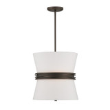 Minka-Lavery - 12415-860 - Three Light Pendant - Dalvor - Dark Bronze