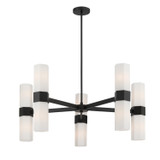 Minka-Lavery - 12129-899 - Ten Light Chandelier - Delgada - Dark Matte Black