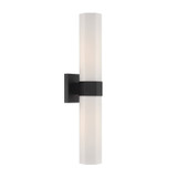 Minka-Lavery - 12122-899 - Two Light Bath Bar - Delgada - Dark Matte Black