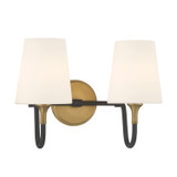 Minka-Lavery - 10272-876 - Two Light Vanity - Brienne - Legacy Brass
