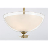 Minka-Lavery - 10255-732 - Three Light Semi-Flush Mount - Elowen - Legacy Brass