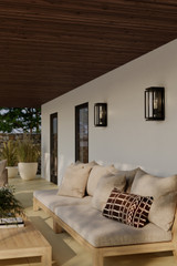 Minka-Lavery - 78603-899 - Two Light Outdoor Wall Sconce - Stratford - Dark Matte Black
