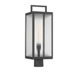 Minka-Lavery - 78206-899 - One Light Outdoor Post Mount - Edgewood - Dark Matte Black