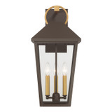 Minka-Lavery - 78103-886 - Three Light Outdoor Wall Lantern - Bayra - Painted Legacy Brass