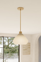 Minka-Lavery - 19416-732 - One Light Pendant - Elaris - Legacy Brass