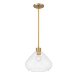 Minka-Lavery - 19414-732 - One Light Pendant - Elaris - Legacy Brass