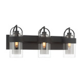 Minka-Lavery - 1913-899 - Three Light Vanity - Ravik - Dark Matte Black