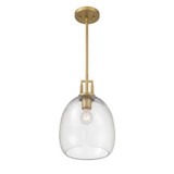 Minka-Lavery - 13125-732 - One Light Mini Pendant - Orbis - Legacy Brass