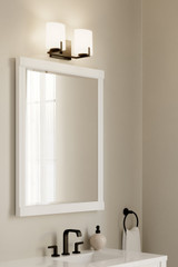 Minka-Lavery - 12432-899 - Two Light Vanity - Mirelle - Dark Matte Black