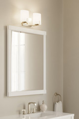 Minka-Lavery - 12432-84 - Two Light Vanity - Mirelle - Brushed Nickel