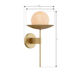 Minka-Lavery - 10380-732 - One Light Wall Sconce - Olenne - Legacy Brass