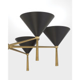 Minka-Lavery - 10316-855 - Six Light Chandelier - Cortan - Legacy Brass