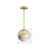 Minka-Lavery - 10126-732 - One Light Mini Pendant - Luniva - Legacy Brass