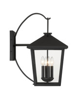 Minka-Lavery - 78001-66 - Four Light Outdoor Wall Sconce - Parkside - Sand Coal Black