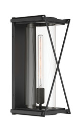 Minka-Lavery - 77602-899 - One Light Outdoor Wall Sconce - Rockhill - Dark Matte Black