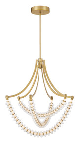 Minka-Lavery - 5646-732-L - LED Chandelier - Pearl - Legacy Brass