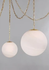 Minka-Lavery - 5219-732 - Five Light Pendant - Marbelle - Legacy Brass