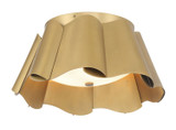 Minka-Lavery - 3955-732 - Three Light Flush Mount - Waveform - Legacy Brass