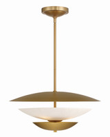 Minka-Lavery - 3944-732 - Four Light Pendant - Solara - Legacy Brass