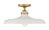 Minka-Lavery - 3936-879 - One Light Semi Flush Mount - Crowne - Off White Cream