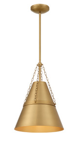 Minka-Lavery - 3933-732 - One Light Pendant - Springfield - Legacy Brass