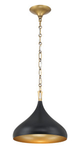 Minka-Lavery - 3931-876 - One Light Pendant - Cedar Lane - Dark Matte Black