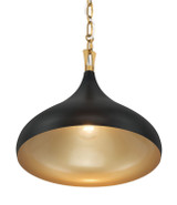 Minka-Lavery - 3931-876 - One Light Pendant - Cedar Lane - Dark Matte Black
