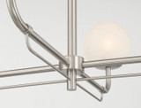 Minka-Lavery - 3797-84 - Four Light Chandelier - Whitehall - Brushed Nickel