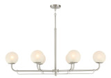 Minka-Lavery - 3796-84 - Six Light Island Pendant - Whitehall - Brushed Nickel