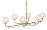Minka-Lavery - 3796-732 - Six Light Island Pendant - Whitehall - Legacy Brass