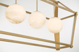 Minka-Lavery - 3787-732 - Four Light Island Pendant - Shimmer - Legacy Brass