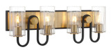 Minka-Lavery - 3764-876 - Four Light Vanity - Orla - Legacy Brass