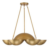 Minka-Lavery - 3756-732 - Six Light Chandelier - Ivy Lane - Legacy Brass