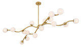 Minka-Lavery - 3749-732 - 16 Light Chandelier - Curven - Legacy Brass