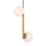 Minka-Lavery - 3745-732 - Two Light Pendant - Curven - Legacy Brass