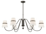 Minka-Lavery - 3736-872 - Six Light Chandelier - Althia - Textured Dark Bronze