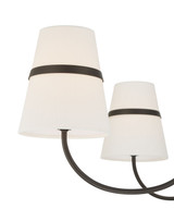 Minka-Lavery - 3736-872 - Six Light Chandelier - Althia - Textured Dark Bronze
