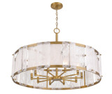 Minka-Lavery - 3638-732 - Ten Light Pendant - Veil - Legacy Brass