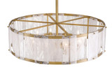 Minka-Lavery - 3638-732 - Ten Light Pendant - Veil - Legacy Brass