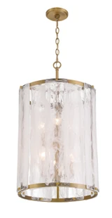 Minka-Lavery - 3637-732 - Six Light Pendant - Veil - Legacy Brass