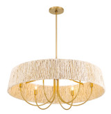 Minka-Lavery - 3606-732 - Six Light Pendant - Hellia - Legacy Brass