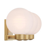 Minka-Lavery - 3493-732 - Three Light Vanity - Mooncrest - Legacy Brass
