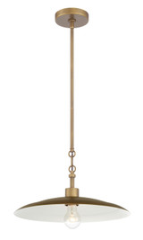 Minka-Lavery - 296-741 - One Light Pendant - York - Natural Brass