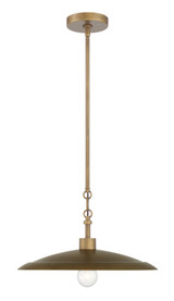 Minka-Lavery - 296-741 - One Light Pendant - York - Natural Brass